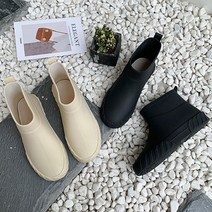 2099 레인 주방 조리 방수 미끄럼방지 발볼넓은 비오는날 비올때 신는 장화 신발 플랫 슈즈