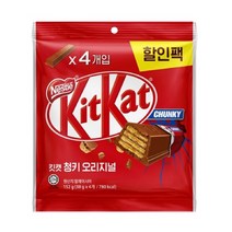 네슬레 킷캣 청키 4팩 152g, 단품, 단품