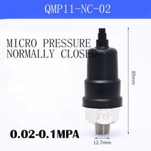 압력스위치 11 조정 가능한 공압 공기 압력 스위치 압축기 유압 다이어프램 자동 컨트롤러 평상시 열림, 05 112 00201