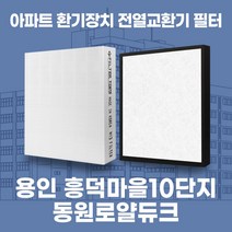 용인 흥덕마을10단지동원로얄듀크 아파트 환기시스템 전열교환기 필터 H13등급, 36평, 기본세트(헤파1+프리2)