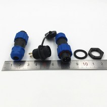 SP13 2 3 4 5 6 7 핀 방수 항공 커넥터 IP68 전원 케이블 플러그 암 소켓 잭 세트, 04 5PIN
