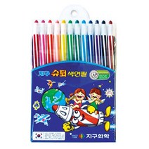 필수 신학기 학용품 준비물 문구 300종 골라담기 1, 91.슈퍼색연필12색