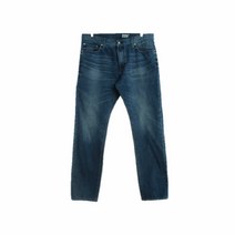유니클로 중청 데님 레귤러핏워싱스트레이트진 남자 L [36] 9444