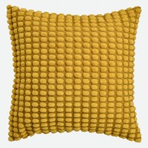 이케아 쿠션커버 옐로 50x50cm 소파 허리 의자 등받이 카바 속쿠션제외
