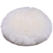 OKAYDA Lambswool 폴리싱 패드 12.7cm (5인치) 부드러운 양가죽 버핑 패드 및 백 디자인 커팅 패드 자동차 가구 유리 등용, 4 -10 packs