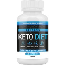 Complete Keto Diet 케토 다이어트 보조제 800mg 60캡슐, 1개, 60정