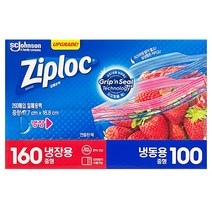 지퍼락 중형 260매/대형 140매, 지퍼락 중형 260매 냉장160매+냉동100매, 6개