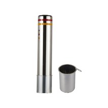 스텐 일자볼라드 165파이 매립이동식 / 차량진입금지봉 주문제작 설치, H900