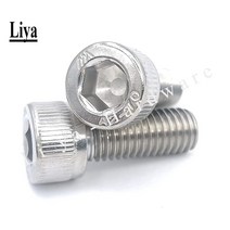 5-50pcs M1.4 M1.6 M2 M3 M4 M5 M6 M8 304 A2-70 스테인리스 DIN912 육각형 소켓 캡 육각 볼트 길이 2-60mm, [09] M8        5pcs, [01] Stainless Steel 304, [17] 22mm
