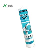 무초산실리콘 실란트 넥스실505 투명 백색 비초산 실리콘, 넥스실_회색