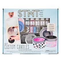 STMT DIY Custom Create 2 Fragrant Candles Candle Tins Recipe Card Sticker Labels Wax Chips Can, 1