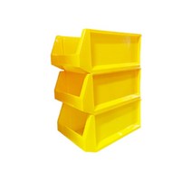 부품상자(노랑) 3호 부품박스 공구통 볼트박스 보관함 정리함 부품 상자 통 공구, 1개