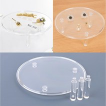 악세사리 진열대 아크릴 원형 거치대 상품 귀걸이 주얼리디스플레이 행사매대