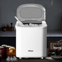 제빙기 30KG 얼음제조기 25kg 아이스 업소 카페 사무실 회사 소형 업소용, 수동 물 주입_[아이보리화이트-기본모델-자동청소]