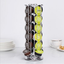 돌체구스토 캡슐커피 회전형 디스펜서 24Pcs, 실버, 2개