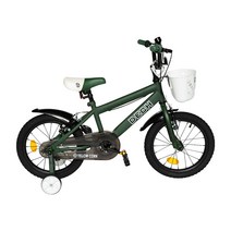 옐로우콘 어린이자전거 데크 16형 네발자전거 보조바퀴자전거, 데크(16형 매트그린)