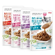 먀우먀우 그레이비정식 4종혼합 70g x 12개 (MGR)
