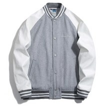 sourcezhan us brookly dodgers 야구 유니폼 겨울 자켓 남성 모직 패브릭 가죽 자켓 680g 두께 소프트 캐주얼