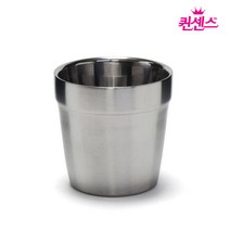 [요미트리] 키친아트 스테인레스 등산컵 스텐컵 이중진공 비어컵 머그컵, 퀸센스 이중 진공컵 1P