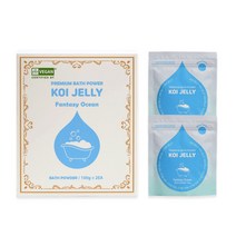 젤리 입욕제 슬라임 목욕놀이 커플 입욕젤 호캉스 코이젤리 1BOX (200g), 판타지오션(블루), 1개, 200g