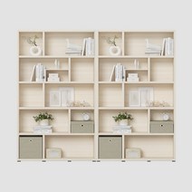 한샘 샘파레트 책장 5단 120cm X 2set 시공 (컬러 택1), 라이트메이플 (2)(B)