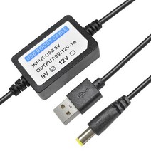 음식물처리기 분쇄기 DC-DC 5V 9V 12V 1A 스텝 USB 부스트 케이블 라인 부스터 전원 변환기 어댑터 DC 코드, 01 9V