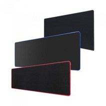 게이밍 키보드 마우스 무지 장패드 5mm, 블랙