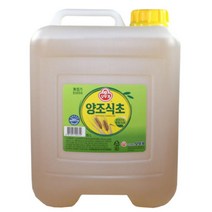 백설탕15kg 삼양사 큐원 하얀설탕 15kg 1개, 오뚜기 양조식초 15L 1개