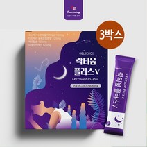 락티움플러스 수면건강 프랑스산 락티움 분말 스틱 유단백가수분해물 우유단백질 타트체리 가루 식물성 해조칼슘 미셀라카제인 유청단백질 필수아미노산 대용량, 30스틱x3박스