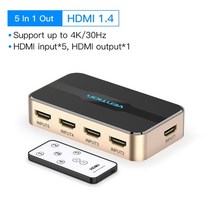 무선 tv동글이 미라캐스트 동글이 hdmi 스위처 4 양방향 2 0 스위치 1 22 1, 5 in 1 출력 hdmi, HDMI 2.0