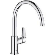 [독일] 그로헤 주방 수전 Kitchen Sink Mixer Tap Single Lever Chrome 31367001, 1개