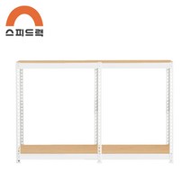 스피드랙 조립식 창고 대형 앵글 철제선반 1700 x 400 x 1200 2단, A형 1100+600, 블랙