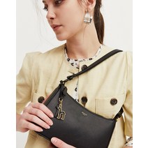 22SS [populet]블랙 단색 소가죽 숄더백 WIBA2EE93BK