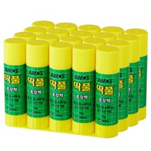 아모스 딱풀 T59 접착제 고체풀 갑 문구풀 25g 20개입