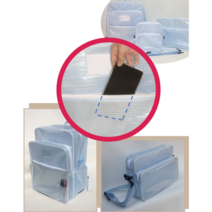 크린룸가방 방진가방 방수가방 반도체가방 제전가방, 백팩중형, 1개