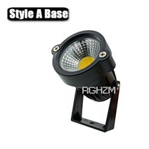 LR LED 정원 잔디 통로 지상 가로등 IP65 방수 원예 장식 안뜰 조명 12V 220V Led 야외, Style A Base-3W DC12V-Cold white 6000K