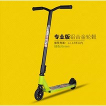 스턴트 스쿠터 360 성인 익스트림 킥보드 어른 묘기 두발 퀵보드, D60 네온그린 84CM