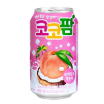 해태음료 코코팜 피치핑크 복숭아, 4개, 340ml