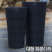대형 플라스틱 화분 - 플분 큰화분 대형화분 야외화분 매장화분 사무실화분 가게화분 길거리화분 거실화분 베란다화분, 05_Sein_고운화분350(블랙)