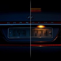 붙이는 SUV 트렁크 LED바 12v 승용차 브레이크등 작업차량, 120cm 흰띠 블루