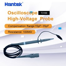 Hantek 고전압 x100 프로브 100MHz X100 패시브 T3100, 1개
