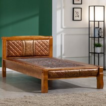 DS 1211PU S 홍칠보석 싱글 돌침대, 브라운