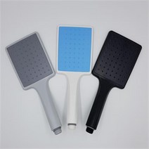 국산 샤워기헤드 다솜 마이크로 버블 시원한 소나기 물줄기 넓은 사각헤드 3종, 블랙