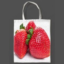 그림 에코백 프린트 여성가방 딸기 FV-012