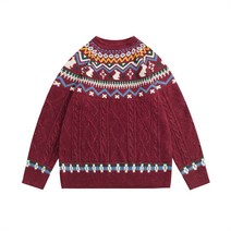 크리스마스 축제 커플 룩 캐주얼 니트 스웨터_5