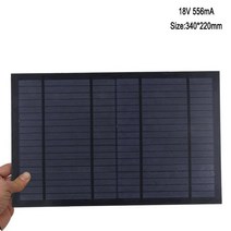 아파트태양광 태양열설치 태양열 집열판 판넬 패널 6V 9V 18V 태양 전지 패널 유선 미니 DIY 배터리 휴대, 03 18V 10W