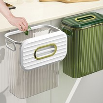 가정용 걸이식 음식물 쓰레기통 이케아 아크릴 싱크대 U자형 뚜껑형 12L 주방용 걸이형 음쓰통 벽걸이 투명, B