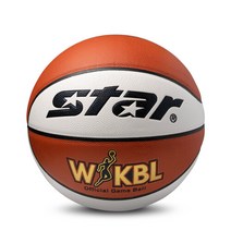 스타 WKBL-GAME 농구공 (BB366_스타) 탄/화이트_쿠, 탄/화이트