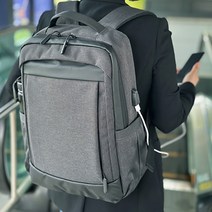 업글생활 직장인 대학생 USB충전 노트북 백팩 노트북가방