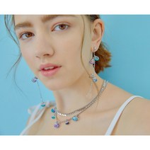 [러빈볼] 스노우볼 물거품 귀걸이 (Snowball Sea Form Earrings)